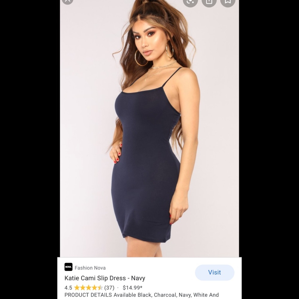Katie Cami Slip Dress Fashion Nova